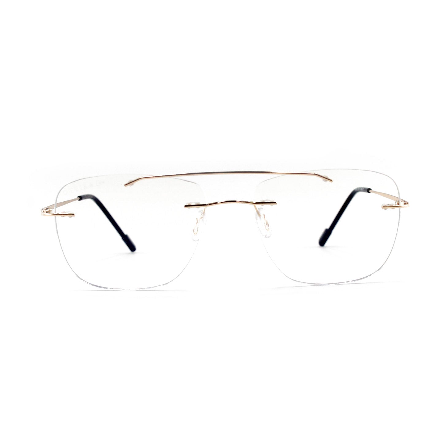 Ottika Care - Blue Light Blocking Glasses | Rimless R 001 |  Coating Green &amp; Blue