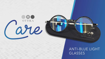 Ottika Care - Lunettes de lecture anti-lumière bleue | Forme rectangulaire