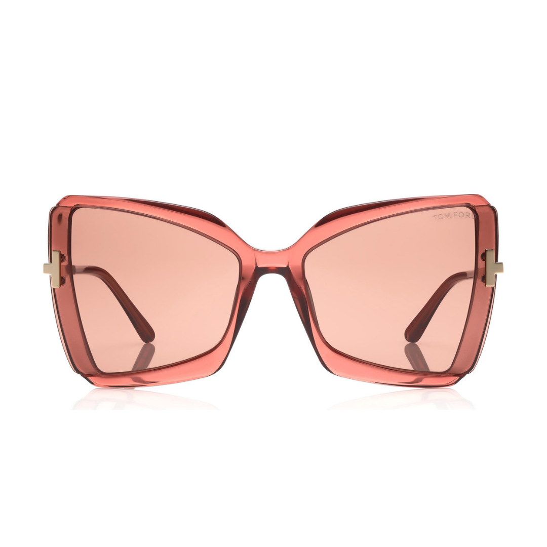 Occhiali da sole Tom Ford | Modello FT0766 72Y - Rosa Antico Trasparente